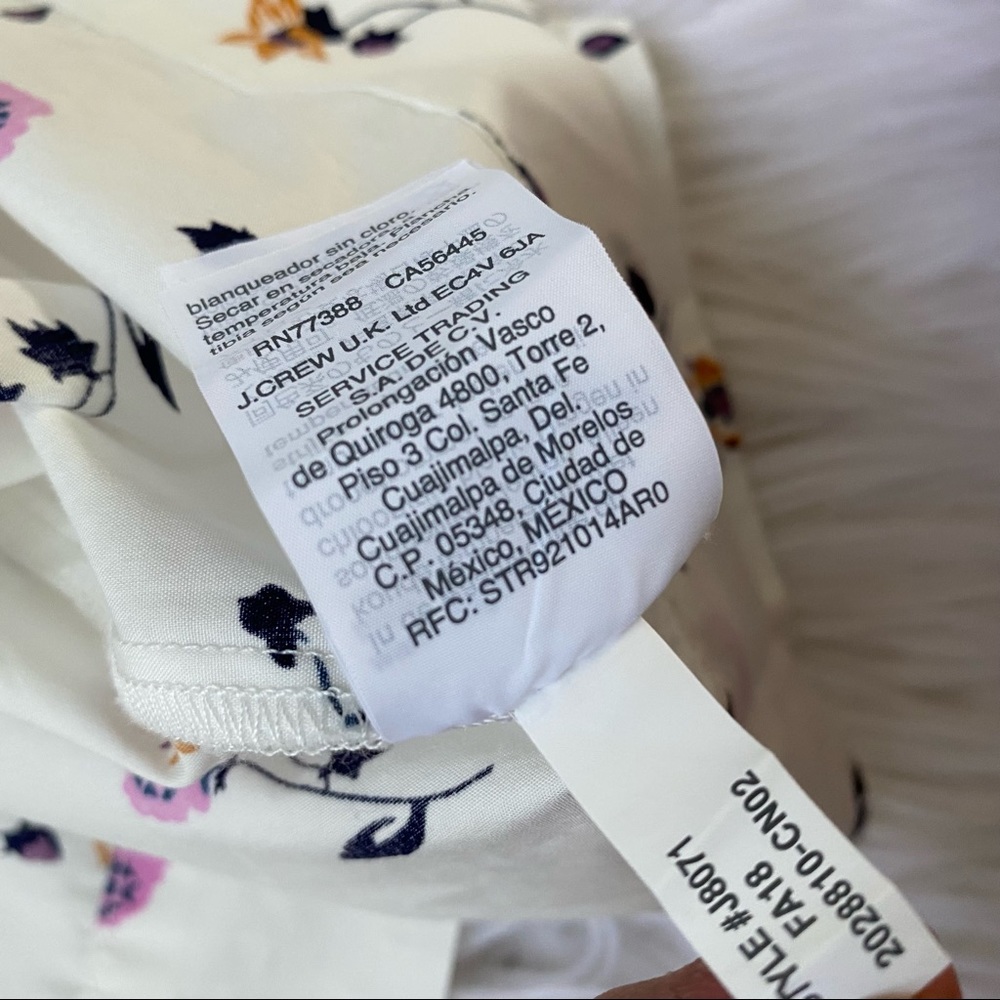 Madewell NEW Square Neck Top in Sweet Blossoms - Picture 10 of 11